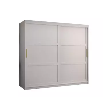 Buy Ramiro I Sliding Door Wardrobe 200cm, Colour: White, Width: 200 from Furnituretta
