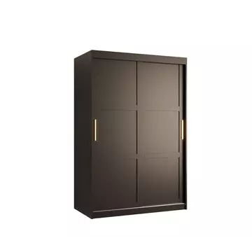 Buy Ramiro I Sliding Door Wardrobe 120cm, Colour: Black, Item Width: 120 from Furnituretta