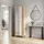 Buy Glossop Cashmere & Artisan Oak Effect Slim Narrow Wardrobe from Furnituretta