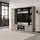 Buy Duns Grey Oak Effect and Black Entertainment Unit Wall TV Cabinet from Furnituretta