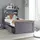 Buy Enzo Grey Wooden 3‑Drawer Storage Bed – Single 3ft with Bookcase Headboard, Colour: Grey, Bed Size: Single (3ft) from Furnituretta