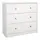 Buy Modern White Chest of 3 Drawers for Stylish Storage from Furnituretta