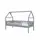 Buy Wooden Single Bed Domi, Colour: Grey, Mattresses: Foam Mattresses from Furnituretta