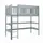 Buy Laura Loft Bed, Colour: Grey, Mattresses: Foam/Bonnell Mattress from Furnituretta
