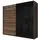 Buy Galaxy Sliding Door Wardrobe, Colour: Oak Monastery, Item Width: 220 from Furnituretta