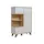 Buy Bogota Sideboard Cabinet Grey and Riviera Oak from Furnituretta