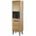 Buy Nordi Tall Display Cabinet, Colour: Oak Artisan, Item Width: 53 from Furnituretta