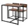 Buy Homcom 3 Pcs Table Stool Set Industrial Design Steel Frame from Furnituretta
