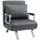 Buy Homcom 2-In-1 Design Single Sofa Bed Sleeper, Foldable Armchair Dark Grey from Furnituretta