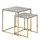 Buy Alisma Nest of Tables: Stylish Marble & Gold Design from Furnituretta
