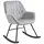 Buy Homcom Rocking Chair Reading Accent Armchair with Steel Frame from Furnituretta