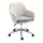 Buy Vinsetto Leisure Office Chair Linen Fabric Swivel Scallop Shape from Furnituretta