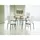 Buy Acodia PU Chairs with White PU & Black Frame from Furnituretta