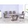 Buy Azore Extending Dining Table High Gloss Cappuccino from Furnituretta