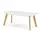Buy Belgium Rectangle Coffee Table White from Furnituretta