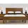 Buy California Double Bed Solid Rubberwood Rustic Oak, Colour: Oak, Size: Double from Furnituretta