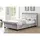 Buy Casablanca HFE Crushed Velvet King Size Bed Grey, Colour: Grey, Size: King Size, Mattresses: Without Mattress from Furnituretta
