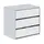Buy Arctic Drawer Unit 3 Drawer White ARC6030BO from Furnituretta