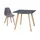 Buy Belgium Small Dining Table Grey, Colour: Grey from Furnituretta