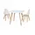 Buy Belgium Small Dining Table White, Colour: White from Furnituretta