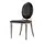 Buy Arriana Dining Chair – Black PU & Stainless Steel | Contemporary Dining Seating (Set of 2) from Furnituretta