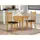 Buy Atlas Solid Rubberwood Dropleaf Dining Set with 2 Chairs Oak, Colour: Oak from Furnituretta