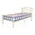 Buy Brenington Double Bed Silver, Size: Double from Furnituretta