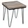 Buy Deco Lamp Table Natural with Black Metal Legs from Furnituretta