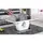 Buy Edenhall Black Glass Coffee Table – Black & White High Gloss, Colour: Black, Item Width: 120 from Furnituretta