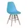 Buy Lilly Plastic (PP) Chairs with Solid Beech Legs Blue, Colour: Blue from Furnituretta