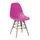 Buy Lilly Plastic (PP) Chairs with Solid Beech Legs Pink, Colour: Pink from Furnituretta