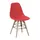 Buy Lilly Plastic (PP) Chairs with Solid Beech Legs Red, Colour: Red from Furnituretta