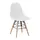 Buy Lilly Plastic (PP) Chairs with Solid Beech Legs White, Colour: White from Furnituretta