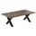 Buy Manhattan Coffee Table Grey Rustic with Black Metal Legs from Furnituretta