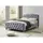 Buy Millbrook Crushed Velvet King Size Bed Silver, Size: King Size from Furnituretta