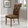 Buy Nicole PU Solid Rubberwood Chair Brown Two Tone from Furnituretta