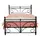 Buy Separo Double Bed Black, Colour: Black, Size: Double from Furnituretta