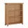 Buy Stirling Solid Oak Bookcase with Two Shelves from Furnituretta
