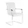 Buy Una PU Arm Chairs Chrome & White (2s), Colour: White from Furnituretta