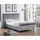 Buy Casablanca (Serenity) Velvet King Size Bed Silver, Colour: Silver, Size: King Size, Mattresses: Without Mattress from Furnituretta