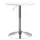 Buy Homcom Bar Table 60cm Adjustable Height Round Bistro Table from Furnituretta