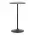 Buy Ibiza Tall Round Bar Table with Black Ash Top and Matt Black Base from Furnituretta