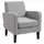 Buy Homcom Modern Accent Chair, Occasional Chair with Rubber Wood Legs from Furnituretta