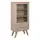 Buy A-Line Display Cabinet – White Oak Veneer with Glass Door, 2 Drawers & 2 Shelves from Furnituretta