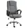 Buy Vinsetto Office Chair, Computer Desk Chair, Linen Fabric Swivel Chair with Adjustable Height, Rolling Wheels for Home and Study, Grey from Furnituretta