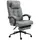 Buy Vinsetto Office Chair with Footrest Ergonomic Office Chair with Armrests Lumber Support and Headrest Light Grey from Furnituretta