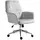 Buy Vinsetto Linen Computer Chair with Armrest, Modern Swivel Chair with Adjustable Height, Light Grey from Furnituretta