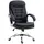 Buy HOMCOM Office Chair Computer Chair Executive Office Chair with Height Adjustable, Comfortable Desk Chair for Home Office Fabric Black from Furnituretta