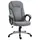 Buy Vinsetto Office Chair, Linen Fabric Desk Chair, Height Adjustable Computer Chair with Padded Armrests, Swivel Wheels and Tilt Function, Grey from Furnituretta