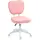 Buy Vinsetto Vanity Office Chair, PU Leather Computer Chair for Home, with Adjustable Height, Armless, Swivel Wheels, Pink from Furnituretta